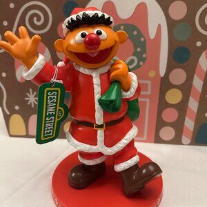 Sesame Street Ernie in Santa Suit 11" Large Christmas Figurine NWT - 2025